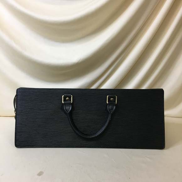 Louis Vuitton Black Epi Triangle Handbag Sku# 67623 - Picture 2 of 9